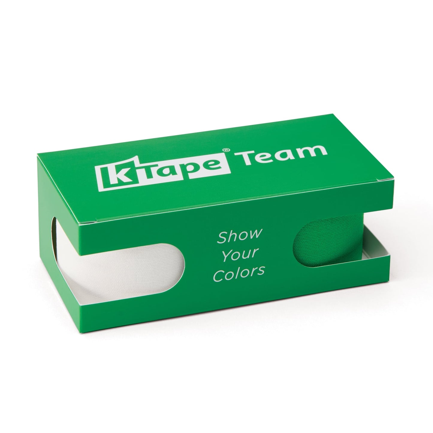 K-Tape Team White & Green, Caja Green