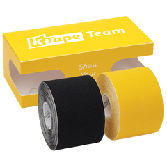 K-Tape Team Black & Yellow, Yellow Box