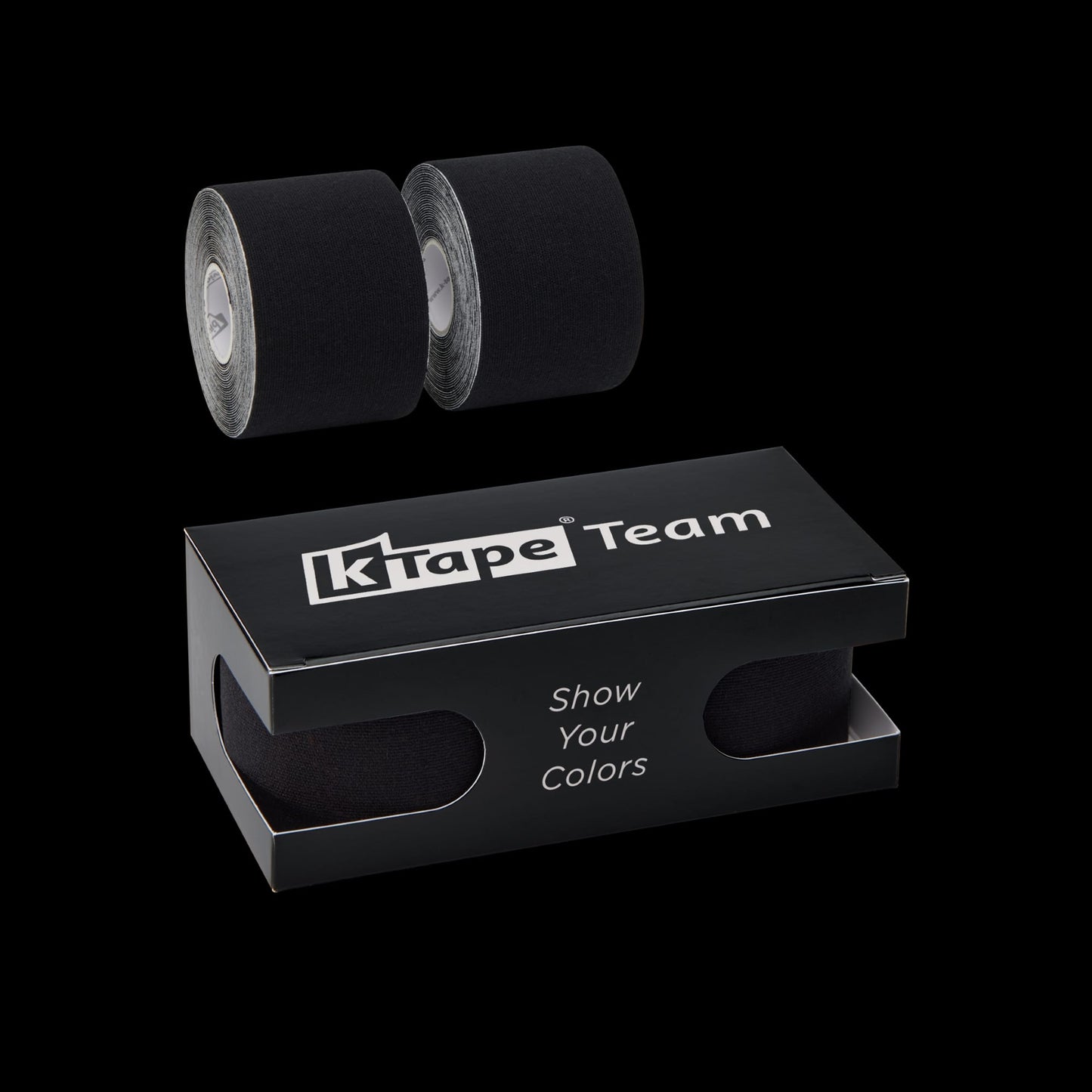 K-Tape Team Black, Caja Black