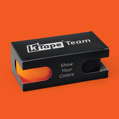 K-Tape Team Orange &amp; Black, Caja Black
