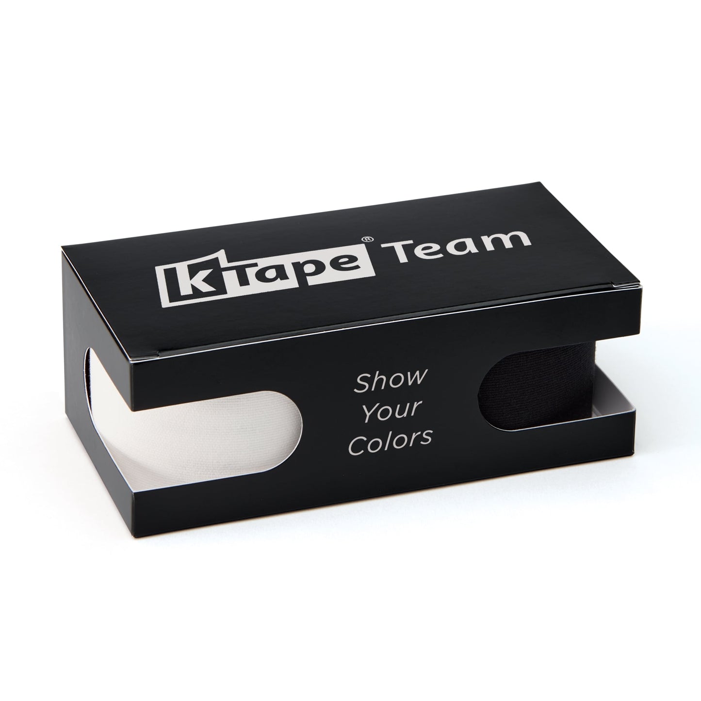 K-Tape Team White &amp; Black, Caja Black