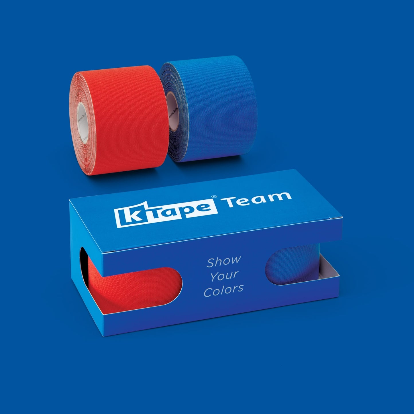 K-Tape Team Sport Red &amp; Sport Blue, Caja Sport Blue