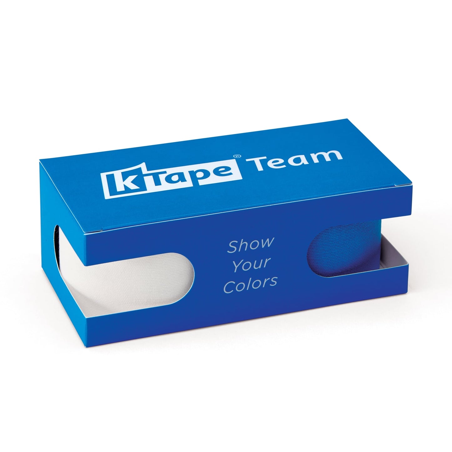 K-Tape Team White &amp; Sport Blue, Caja Sport Blue