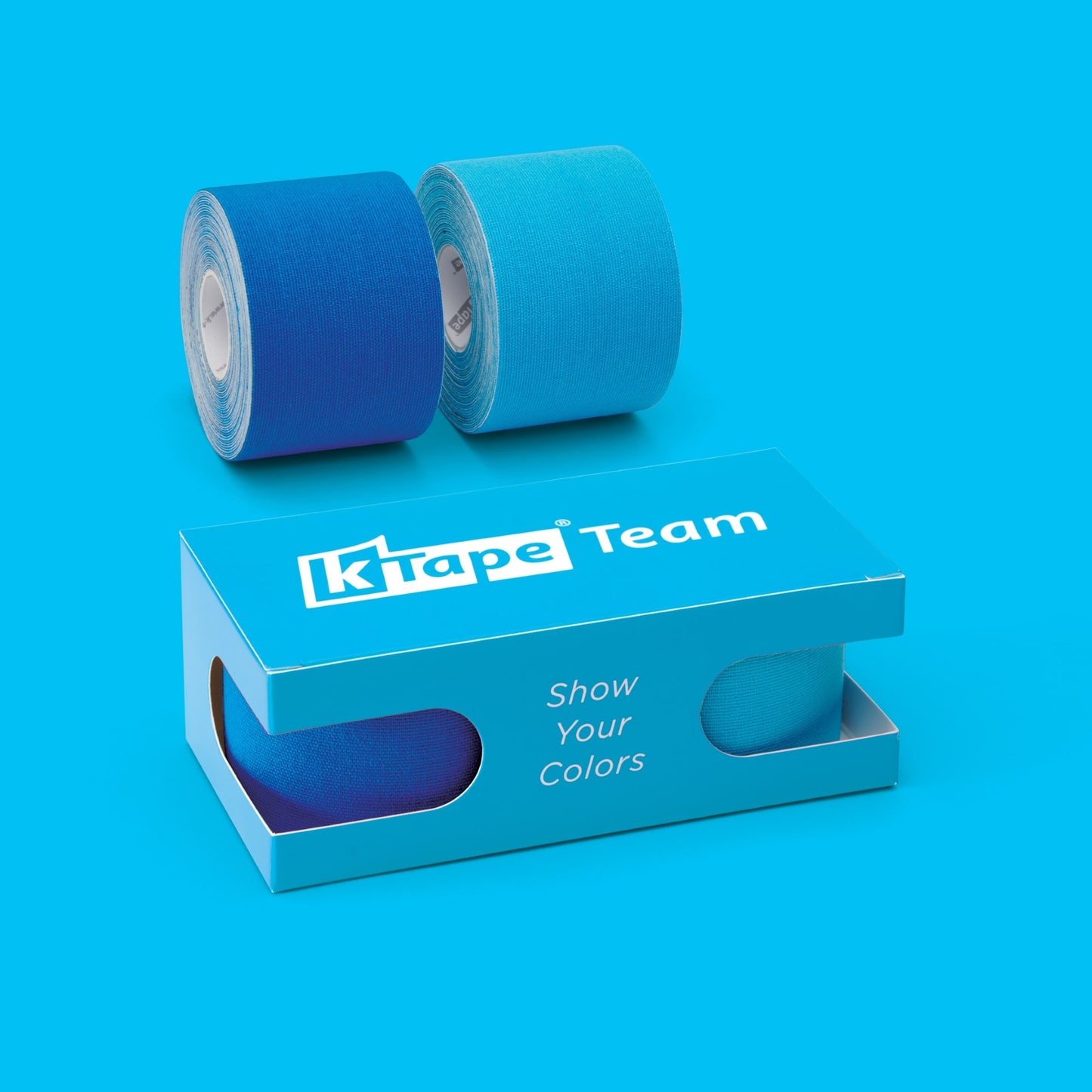 K-Tape Team Sport Blue &amp; Blue, Caja Blue