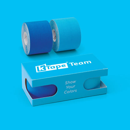 K-Tape Team Sport Blue &amp; Blue, Caja Blue