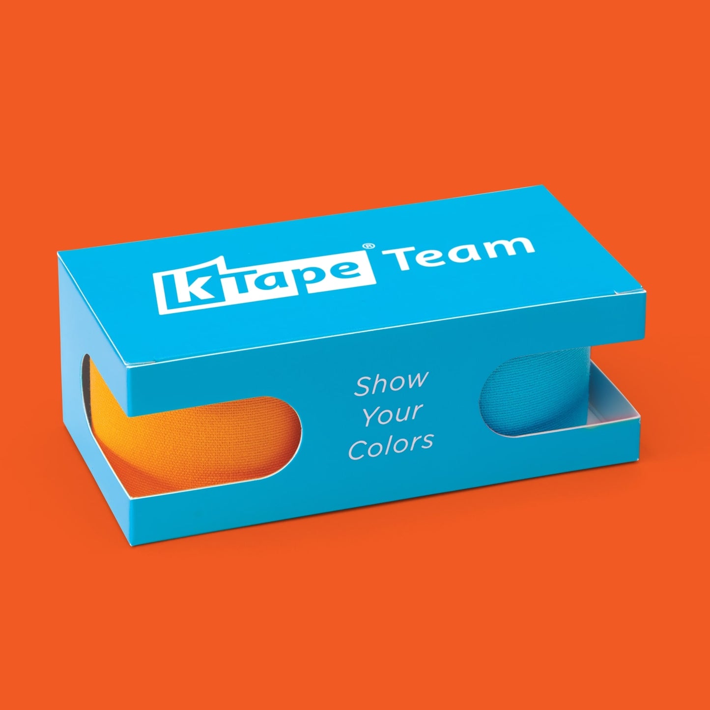 K-Tape Team Orange &amp; Blue, Caja Blue