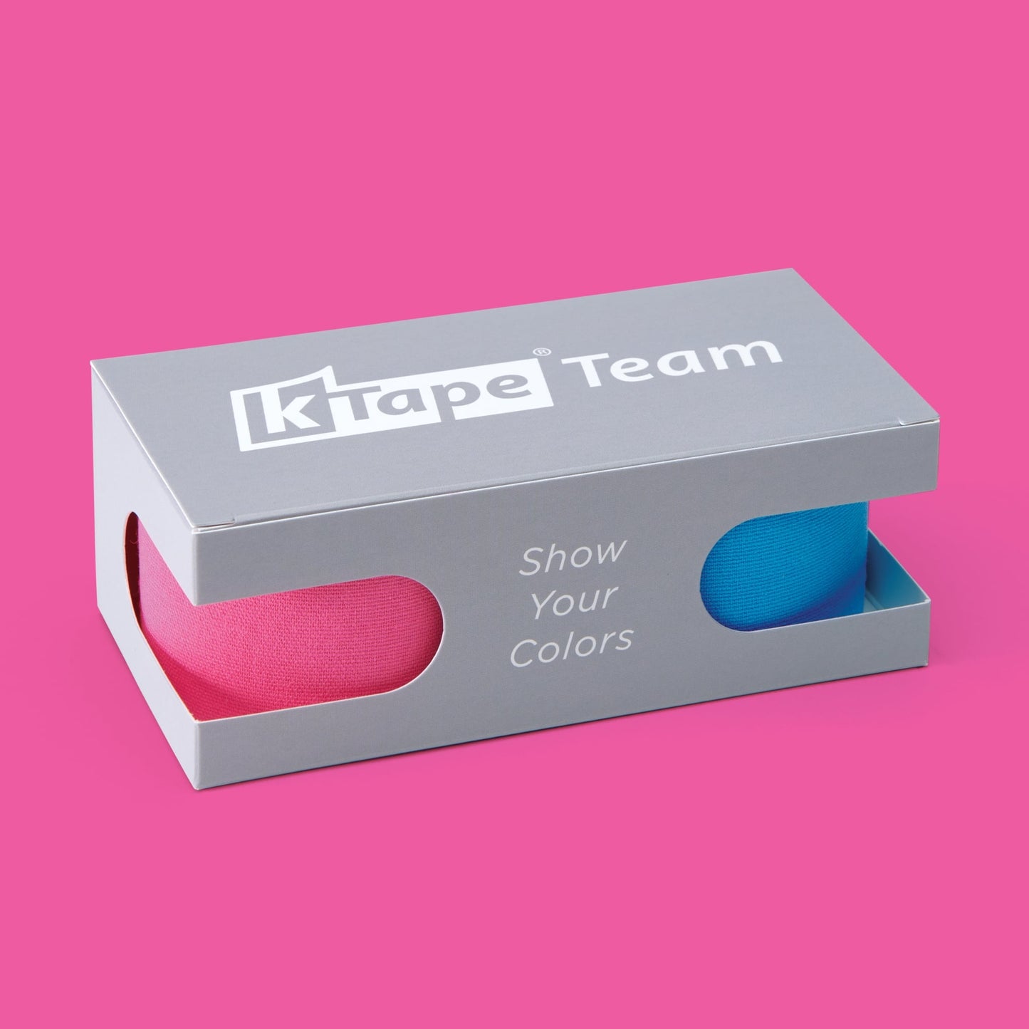 K-Tape Team Red &amp; Blue, Caja Grey