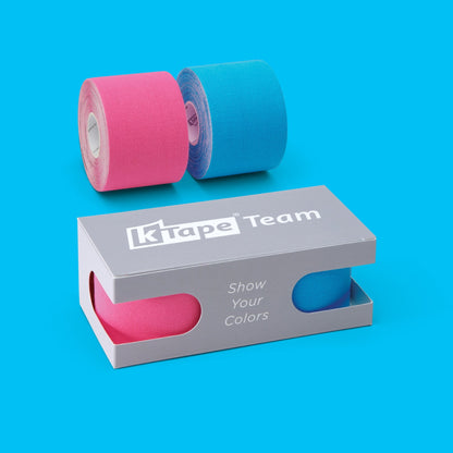 K-Tape Team Red &amp; Blue, Caja Grey