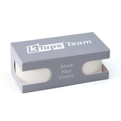 K-Tape Team White, Caja Grey