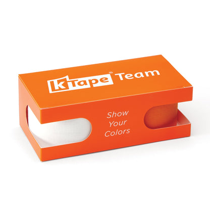 K-Tape Team White &amp; Orange, Caja Orange