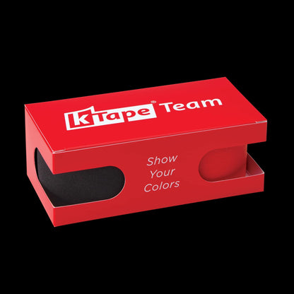 K-Tape Team Black &amp; Sport Red, Caja Sport Red