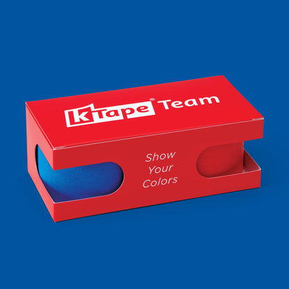 K-Tape Team Sport Blue &amp; Blue, Caja Red