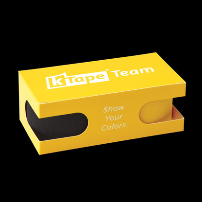 K-Tape Team Black &amp; Yellow, Caja Yellow