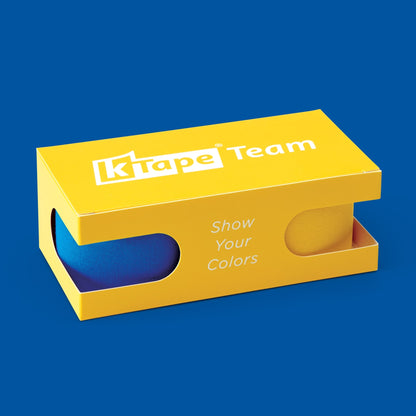 K-Tape Team Sport Blue &amp; Yellow, Caja Yellow 