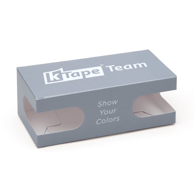 K-Tape Team White, Caja Grey
