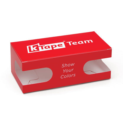 K-Tape Team Black &amp; Sport Red, Caja Sport Red