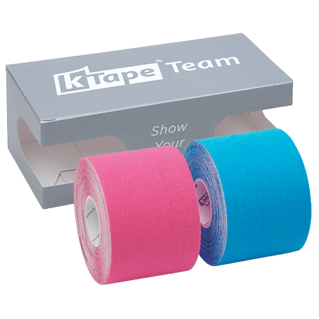K-Tape Team Red &amp; Blue, Caja Grey