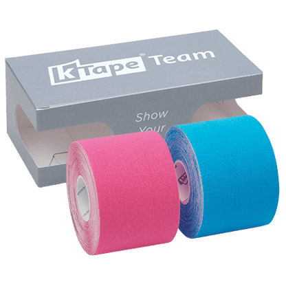 K-Tape Team Red &amp; Blue, Caja Grey