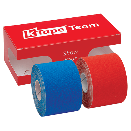 K-Tape Team Sport Blue &amp; Blue, Caja Red