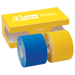 K-Tape Team Sport Blue & Yellow, Yellow Box