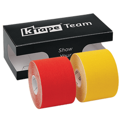 K-Tape Team Sport Red & Yellow, Black Box