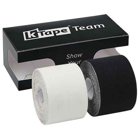 K-Tape Team White &amp; Black, Caja Black