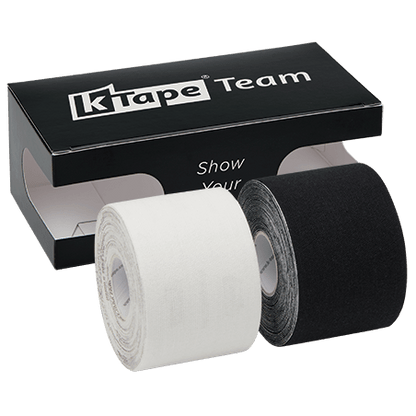 K-Tape Team White &amp; Black, Caja Black