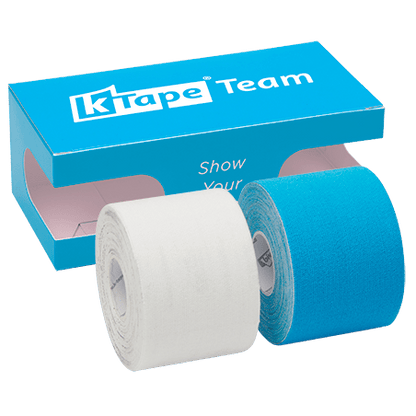 K-Tape Team White &amp; Blue, Caja Blue