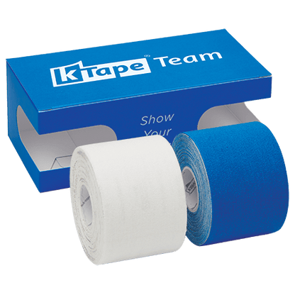 K-Tape Team White &amp; Sport Blue, Caja Sport Blue
