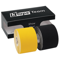K-Tape Team Yellow & Black, Black Box