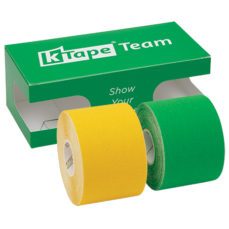 K-Tape Team Yellow &amp; Green, Caja Green