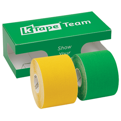 K-Tape Team Yellow &amp; Green, Caja Green