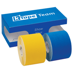 K-Tape Team Yellow & Sport Blue, Sport Blue Box