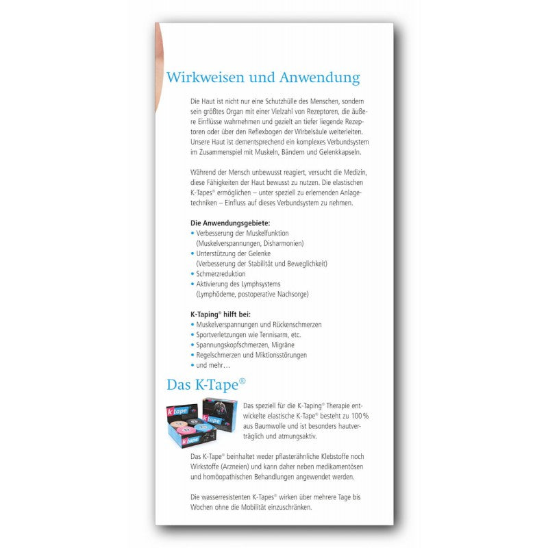 Patientenflyer für Physiotherapie